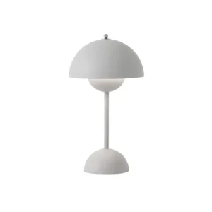 And Tradition Lampes De Table>Lampe A Poser Flowerpot Vp9 Sans Fil Gris Clair Mat