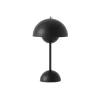 And Tradition Lampes De Table>Lampe A Poser Sans Fil Flowerpot Vp9 - Noir Mat