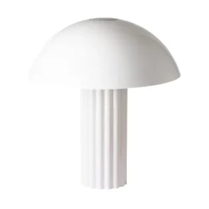 HK Living Lampes De Table>Lampe De Table Acrylic Cupola - O 56 X 61,3 Cm - Blanc