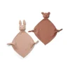 Liewood Peluches>Lot De 2 Doudous Yoko En Coton Biologique - Rose