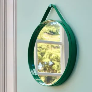 Hay Miroirs>Miroir Strap N°2 - O 50 Cm Vert