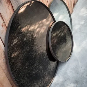 Ethnicraft Miroirs>Miroir Vieilli - O 61 Cm Gris