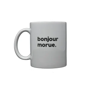 Félicie Aussi Tasses & Mugs>Mug En Porcelaine - Bonjour Morue