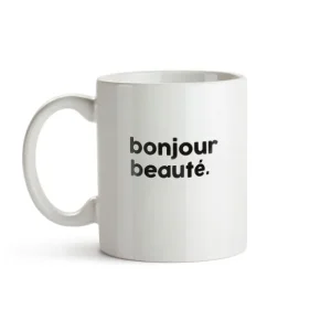 Félicie Aussi Tasses & Mugs>Mug En Porcelaine - Bonjour Beaute