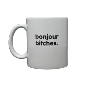 Félicie Aussi Tasses & Mugs>Mug En Porcelaine - Bonjour Bitches