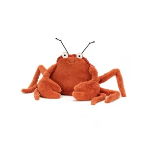 Jellycat Peluches>Peluche Crispin Le Crabe Rouge