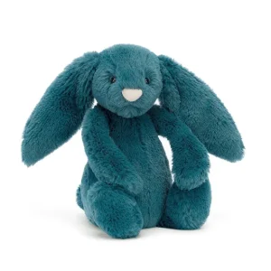 Jellycat Peluches>Peluche Lapin Bashful - H 18 Cm - Mineral Bleu