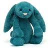 Jellycat Peluches>Peluche Lapin Bashful - H 31 Cm - Bleu Mineral