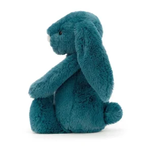 Jellycat Peluches>Peluche Lapin Bashful - H 18 Cm - Mineral Bleu