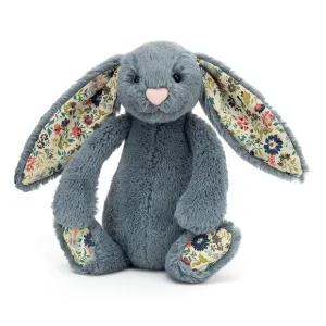 Jellycat Peluches>Peluche Lapin Blossom - H 18 Cm - Dusty Bleu