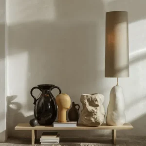 Ferm Living Lampes De Table>Pied De Lampe Hebe En Ceramique - H 100 Cm - Blanc