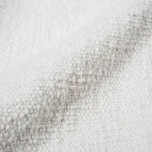 HK Living Linge De Lit>Plaid Capitonne En Coton 130 X 170 Cm Blanc