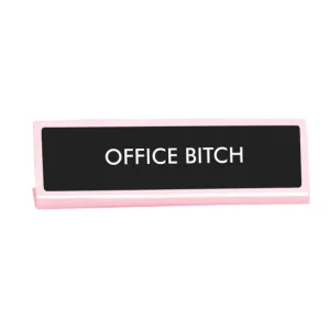 Sélectionné par Fleux Accessoires Design>Plaque De Bureau Office Bitch