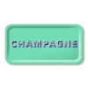 Sélectionné par Fleux Plats & Plateaux>Plateau Champagne - 43 X 22 Cm - Seafoam