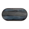 Ethnicraft Plats & Plateaux>Plateau En Verre Graphite - Organic Glass Oblong - L 71 Cm