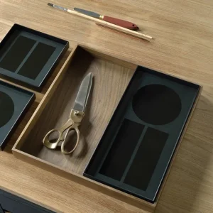 Ethnicraft Vide-Poches>Plateau Organisateur De Bureau Charcoal Walnut