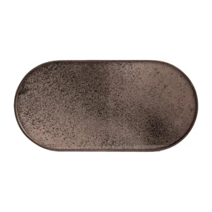 Ethnicraft Plats & Plateaux>Plateau Ovale En Miroir - Bronze