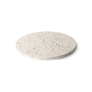 HK Living Plats & Plateaux>Plateau Rond En Beton - Terrazzo