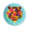 Gangzai Vide-Poches>Plateau Rond Mask Tiger En Fer - O 33 Cm