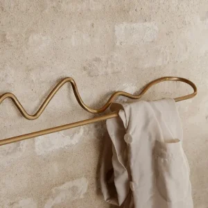 Ferm Living Petits Rangements>Porte-Serviette Curvature Laiton