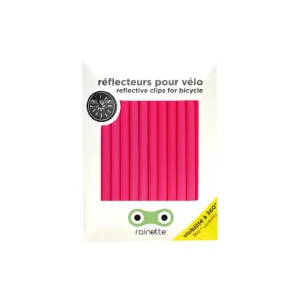 Rainette Loisirs D'extérieur>Reflecteurs Pour Rayons De Velo - Rose Fluo