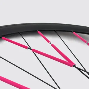 Rainette Loisirs D'extérieur>Reflecteurs Pour Rayons De Velo - Rose Fluo