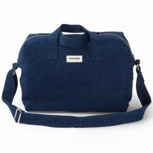 Rive Droite Paris Sacs & Cabas>Sac Sauval City Bag En Coton Recycle - Denim Brut