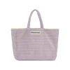 Sélectionné par Fleux Sacs & Cabas>Sac Weekend A Rayures - Lilac & Neon Yellow