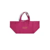 Hay Sacs & Cabas>Sac Weekend En Coton Recycle - Fuchsia