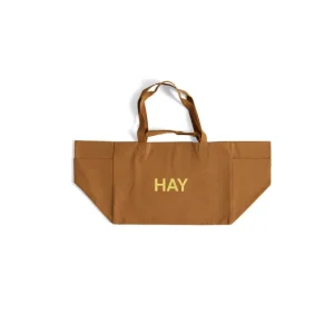 Hay Sacs & Cabas>Sac Weekend En Coton Recycle - Caramel