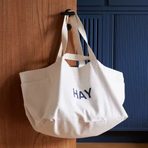 Hay Sacs & Cabas>Sac Weekend En Coton Recycle - Naturel