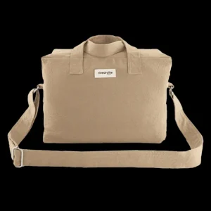 RIVE DROITE Sacs & Cabas>Sauval Le City Bag En Coton Recycle Beige