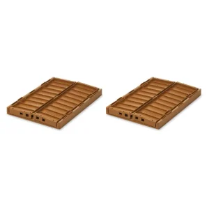 Liewood Paniers & Boîtes>Set De 2 Caisses Weston M - Golden Caramel