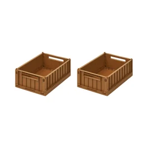 Liewood Paniers & Boîtes>Set De 2 Caisses Weston S - Golden Caramel