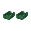 Liewood Paniers & Boîtes>Set De 2 Caisses Weston S - Vert Jardin