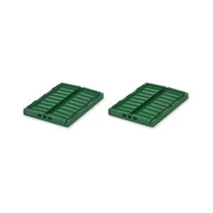 Liewood Paniers & Boîtes>Set De 2 Caisses Weston S - Vert Jardin