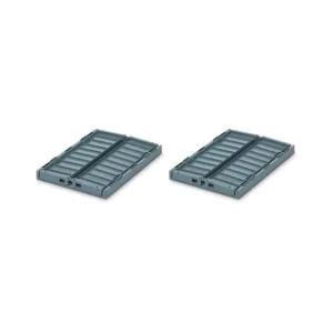 Liewood Paniers & Boîtes>Set De 2 Caisses Weston S - Bleu Baleine