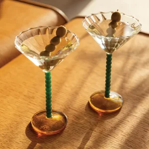 &klevering Carafes & Verres>Set De 2 Coupes Perle