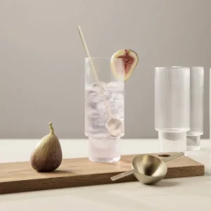 Ferm Living Carafes & Verres>Set De 4 Verres Longs Ripple