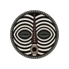 Pôdevache Sets De Table & Dessous De Verre>Set De Table Rond Masque Africain Dourou En Vinyle - O 38 Cm