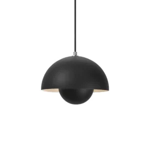 And Tradition Suspensions>Supension Flowerpot Vp1 - Noir Mat