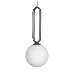 ENOstudio Suspensions>Suspension Cime Argent Globe 20 Cm