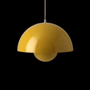 And Tradition Suspensions>Suspension Flowerpot Vp7 - Jaune Moutarde