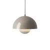 And Tradition Suspensions>Suspension Flowerpot Vp1 By Verner Panton - Gris Beige