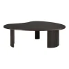 Ethnicraft Tables Basses & D'Appoint>Table Basse Boomerang En Acajou L 85 X L 77 - Marron