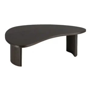 Ethnicraft Tables Basses & D'Appoint>Table Basse Boomerang En Acajou L 85 X L 77 - Marron