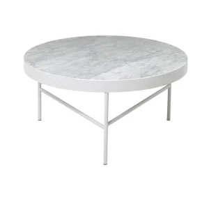 Ferm Living Tables Basses & D'Appoint>Table Basse En Marbre - Blanc