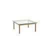 Hay Tables Basses & D'Appoint>Table Basse Kofi Chene Massif & Verre Clair - L 80 X L 80 X H 36 Cm