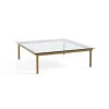 Hay Tables Basses & D'Appoint>Table Basse Kofi Chene Massif & Verre Clair - L 120 X L 120 X H 36 Cm