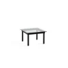 Hay Tables Basses & D'Appoint>Table Basse Kofi Chene Massif Noir & Verre Clair - L 60 X L 60 X H 36 Cm